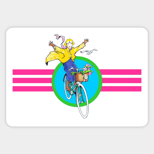 Mrs H and her Bicycle Sticker